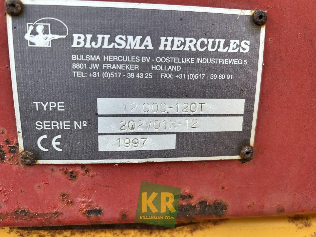 Overig Bijlsma  - Benne agricole: photos 4 Overig Bijlsma  - Benne agricole: photos 4