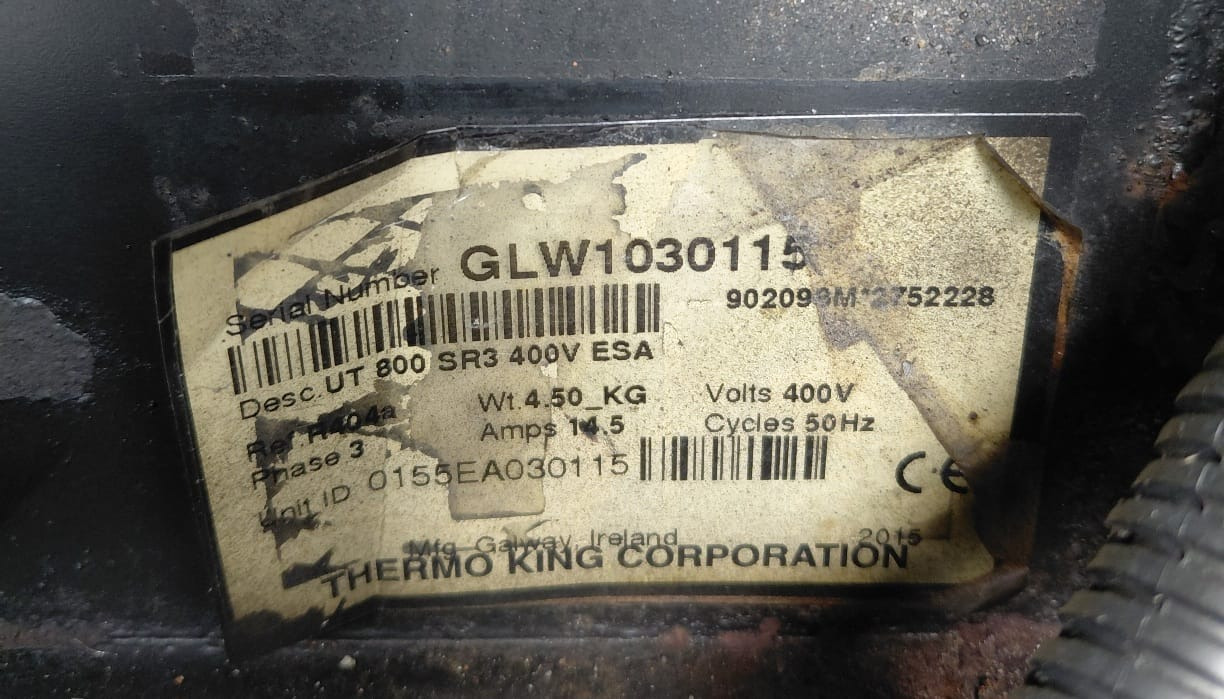 Thermo King UT-800 – GLW1030115 - Unité réfrigéré: photos 2 Thermo King UT-800 – GLW1030115 - Unité réfrigéré: photos 2
