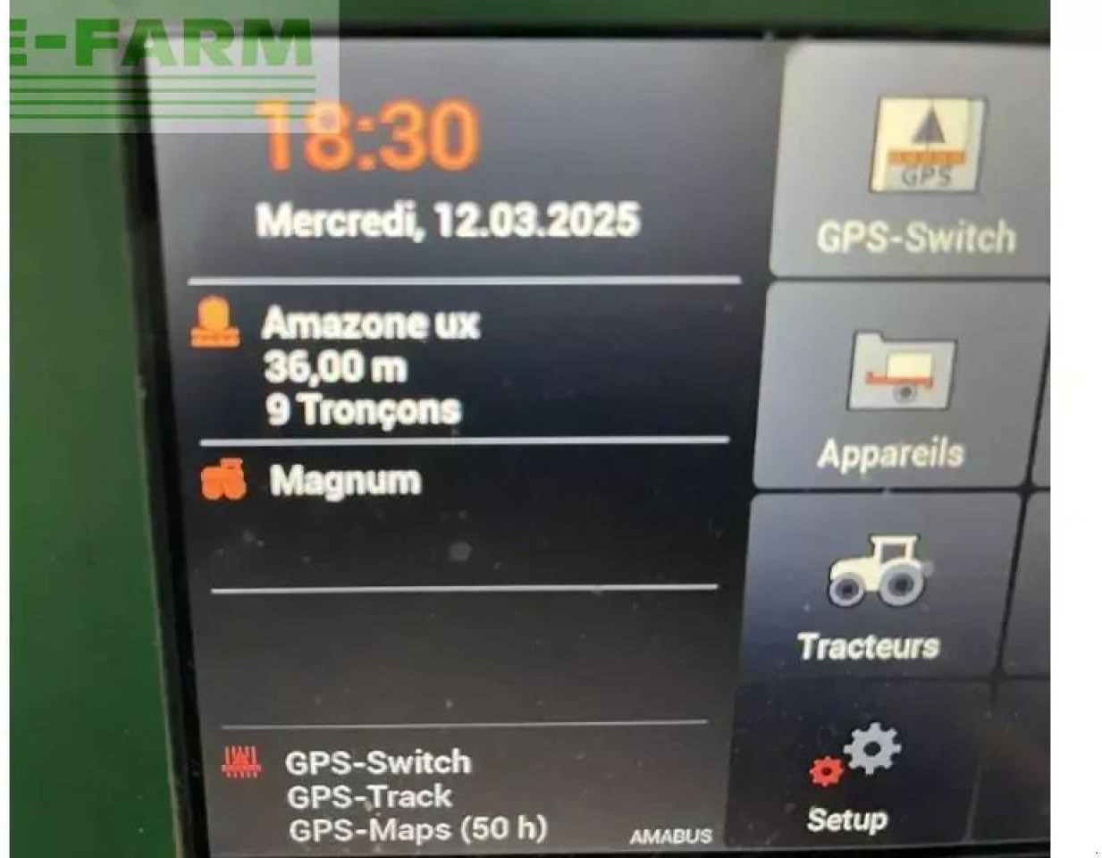 Amazone ux 3200 - Pulvérisateur traîné: photos 4 Amazone ux 3200 - Pulvérisateur traîné: photos 4