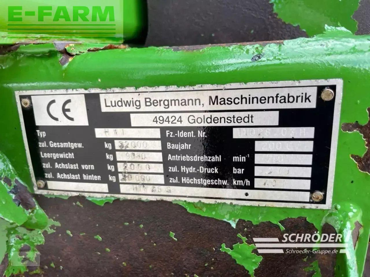 Benne agricole Bergmann htw 45 s: photos 20 Benne agricole Bergmann htw 45 s: photos 20