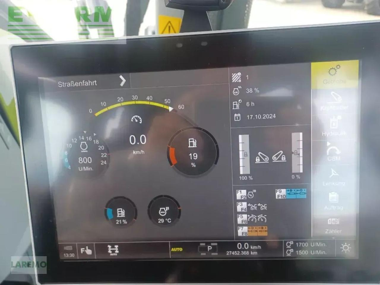 Tracteur agricole CLAAS axion 870 cmatic cebis + mx frontlader t 418 CMATIC CEBIS: photos 12