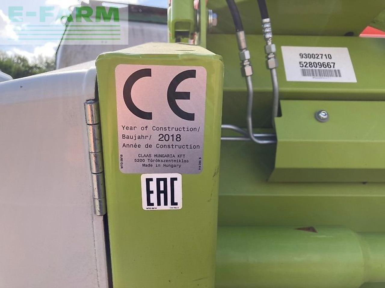 Accessoire aux ensileuses CLAAS cerio 770: photos 10