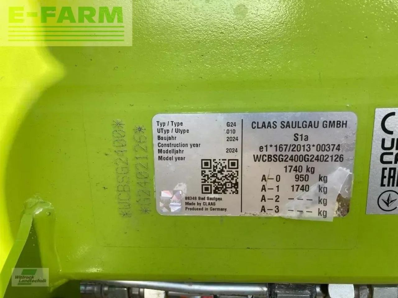 CLAAS liner 2800 trend - Faneuse: photos 4 CLAAS liner 2800 trend - Faneuse: photos 4