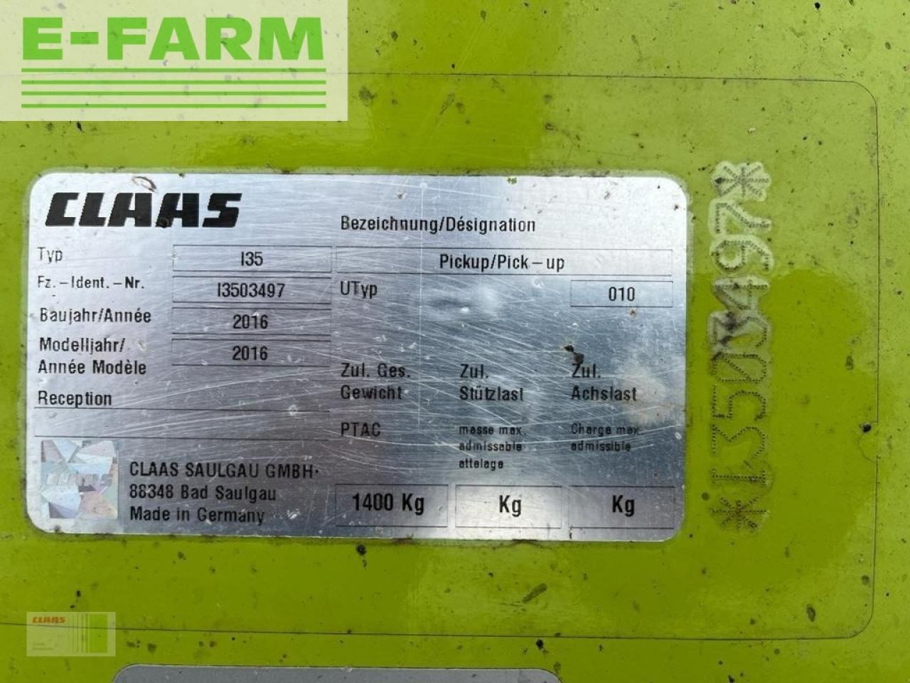 CLAAS pick up 300 - Accessoire aux ensileuses: photos 2 CLAAS pick up 300 - Accessoire aux ensileuses: photos 2