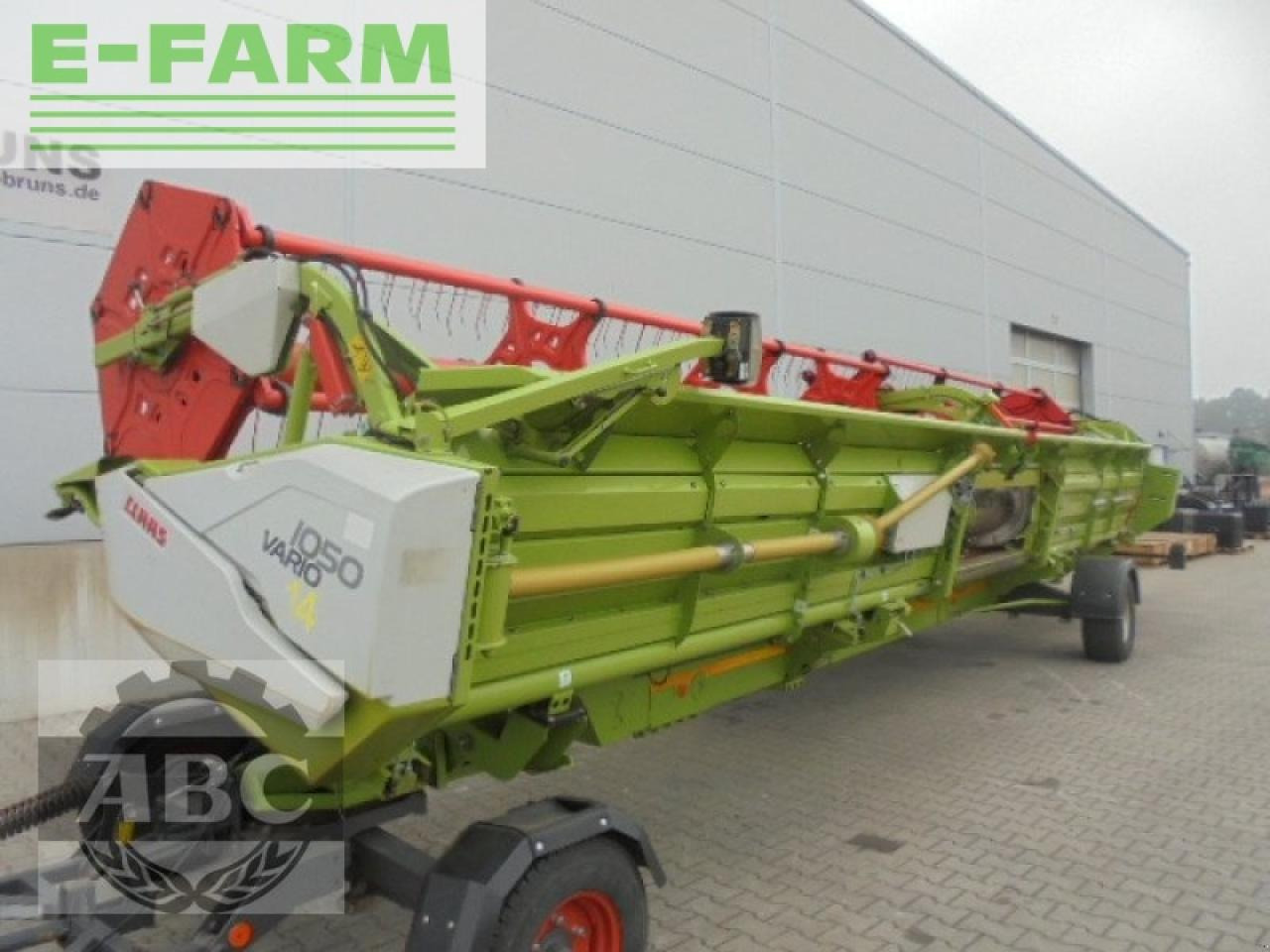 CLAAS vario 1050 - Moissoneuse: photos 2 CLAAS vario 1050 - Moissoneuse: photos 2