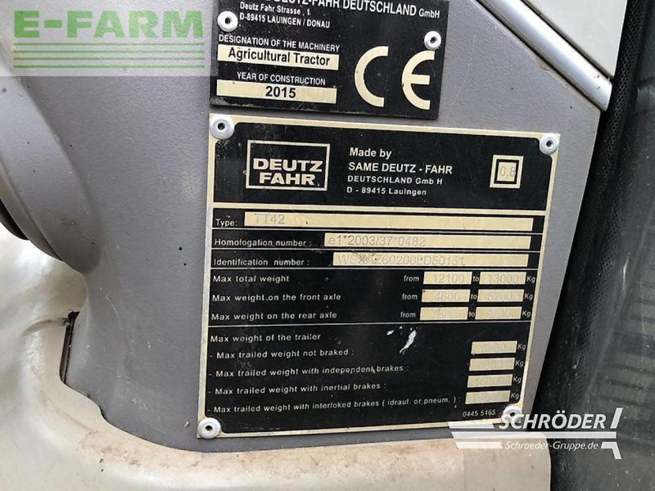 Tracteur agricole Deutz-Fahr agrotron 6210 c shift: photos 19