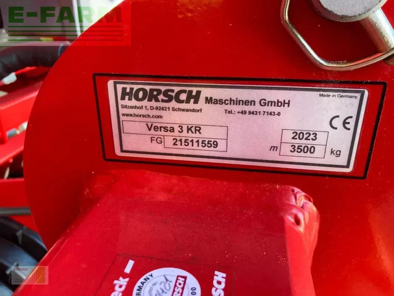 Horsch versa 3kr - Combiné de semis: photos 3 Horsch versa 3kr - Combiné de semis: photos 3