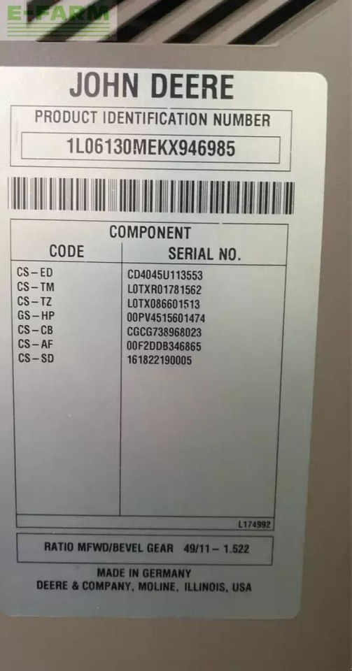 John Deere 6130m - Tracteur agricole: photos 2 John Deere 6130m - Tracteur agricole: photos 2