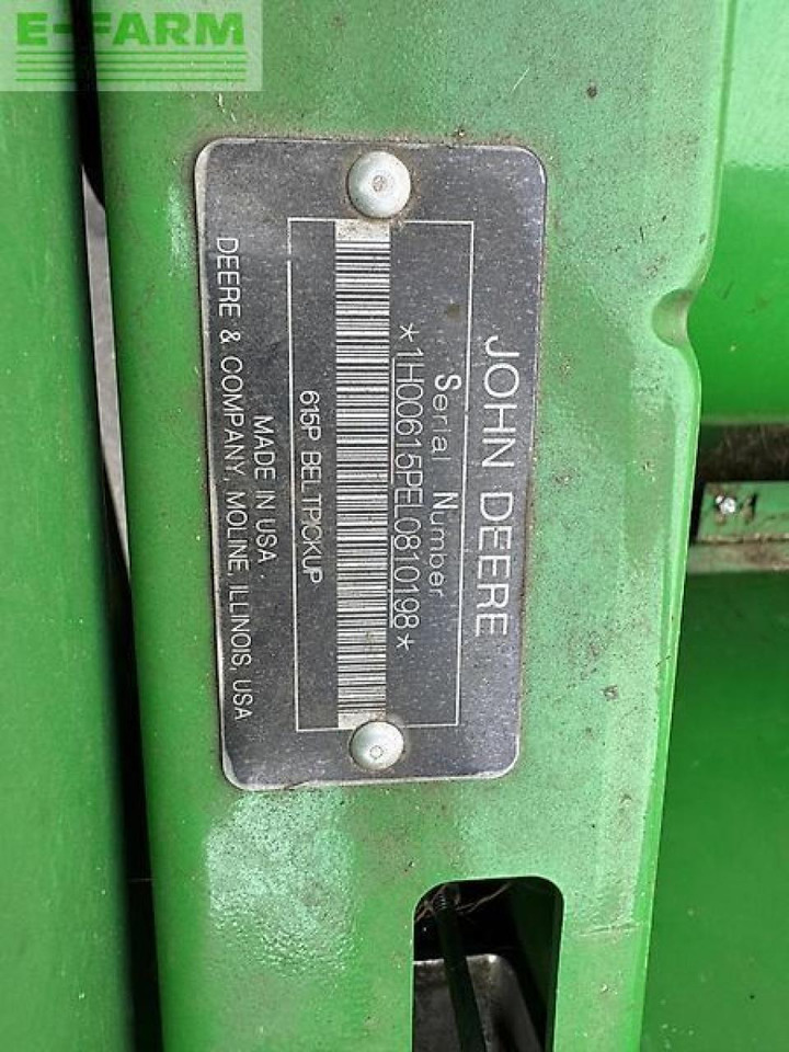 John Deere 615p bælte pickup - Accessoire aux ensileuses: photos 5 John Deere 615p bælte pickup - Accessoire aux ensileuses: photos 5