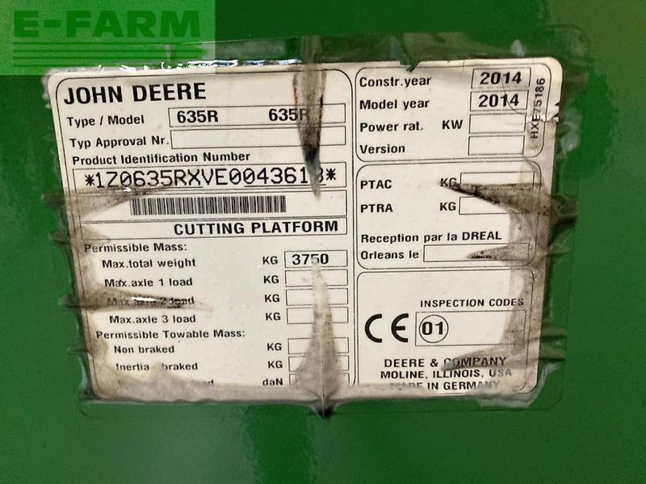 Accessoire aux ensileuses John Deere 635r: photos 9 Accessoire aux ensileuses John Deere 635r: photos 9