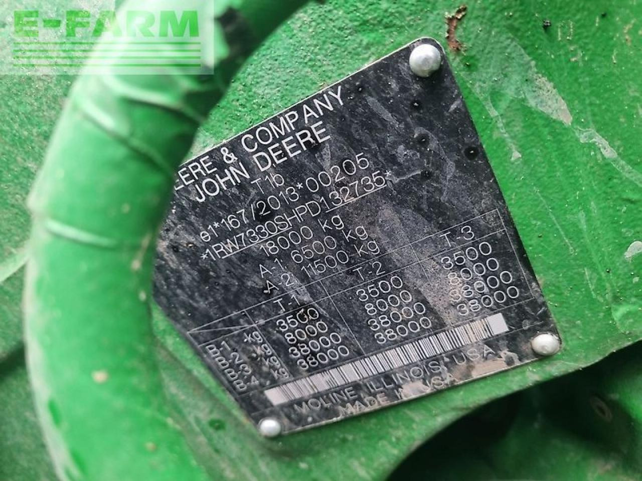 Tracteur agricole John Deere 7r 330 my23 ap 50: photos 17