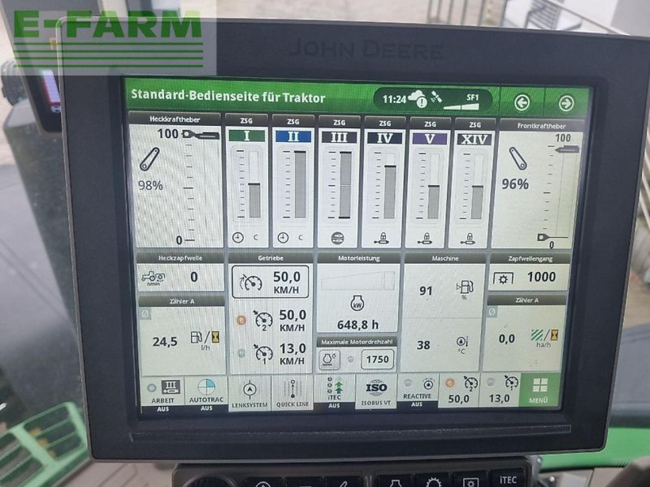 Tracteur agricole John Deere 7r 330 my23 ap 50: photos 16