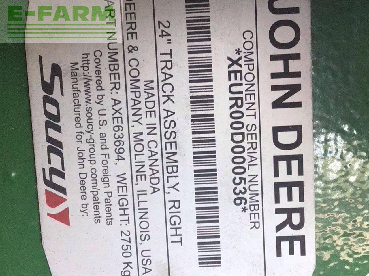 Moissonneuse-batteuse John Deere Raupenlaufwerk 600mm: photos 6