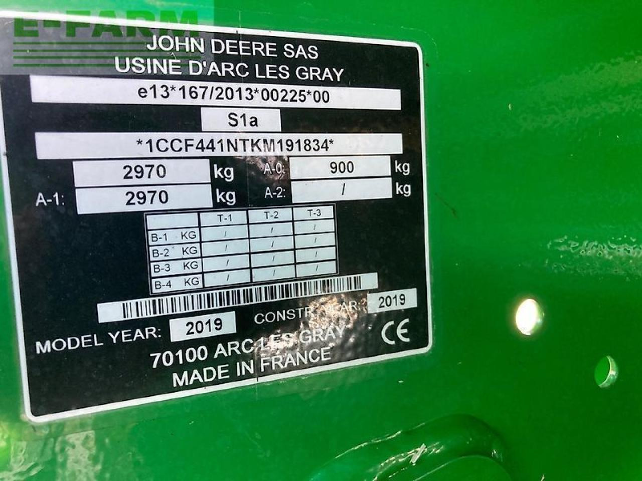 Presse à balles cubiques John Deere f441 n mc: photos 21