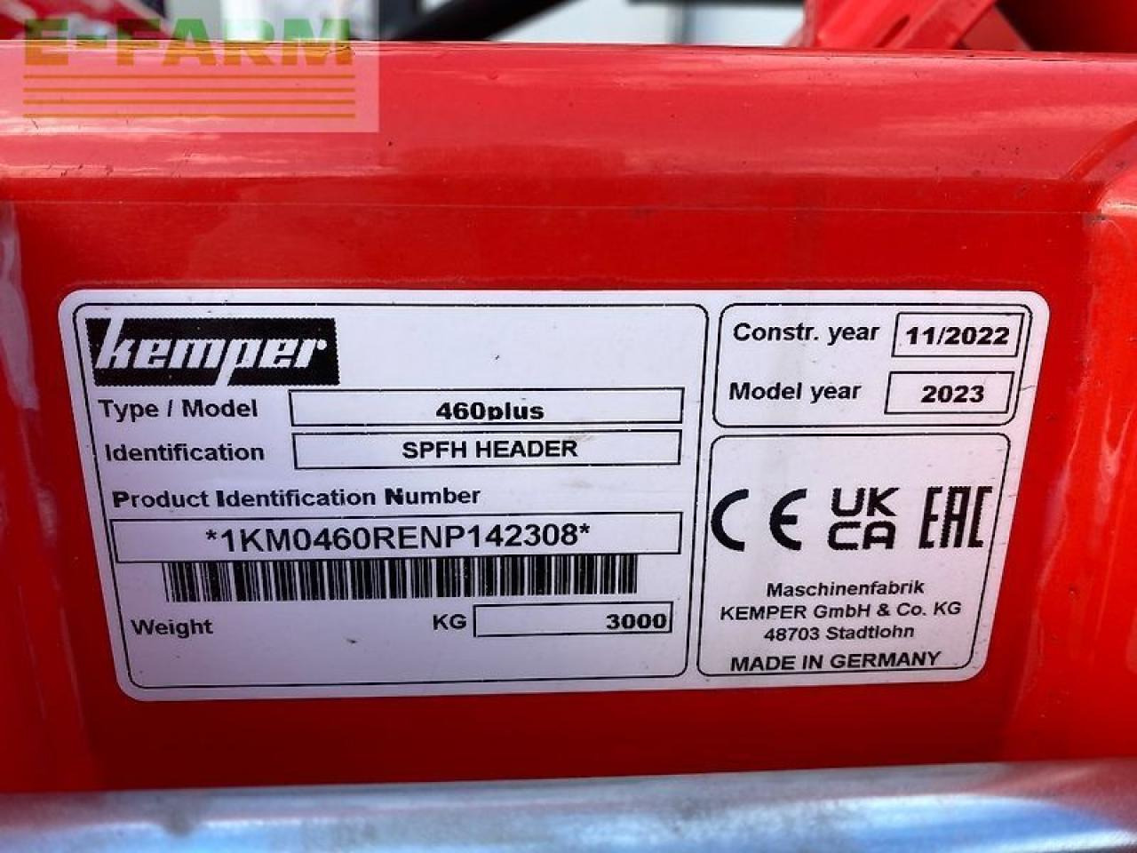 Kemper 460 plus - Accessoire aux ensileuses: photos 2 Kemper 460 plus - Accessoire aux ensileuses: photos 2