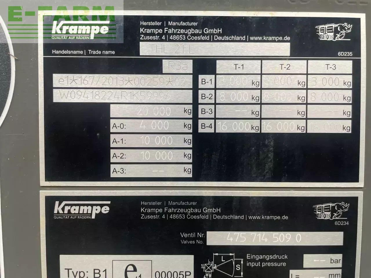 Krampe thl 21l - Benne agricole: photos 4 Krampe thl 21l - Benne agricole: photos 4