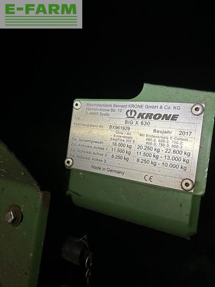 Krone big x 630 - Ensileuse: photos 2 Krone big x 630 - Ensileuse: photos 2
