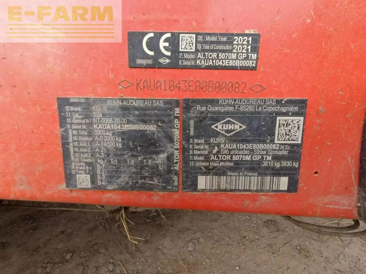 Kuhn altor 5070 - Matériel d'ensilage: photos 4 Kuhn altor 5070 - Matériel d'ensilage: photos 4