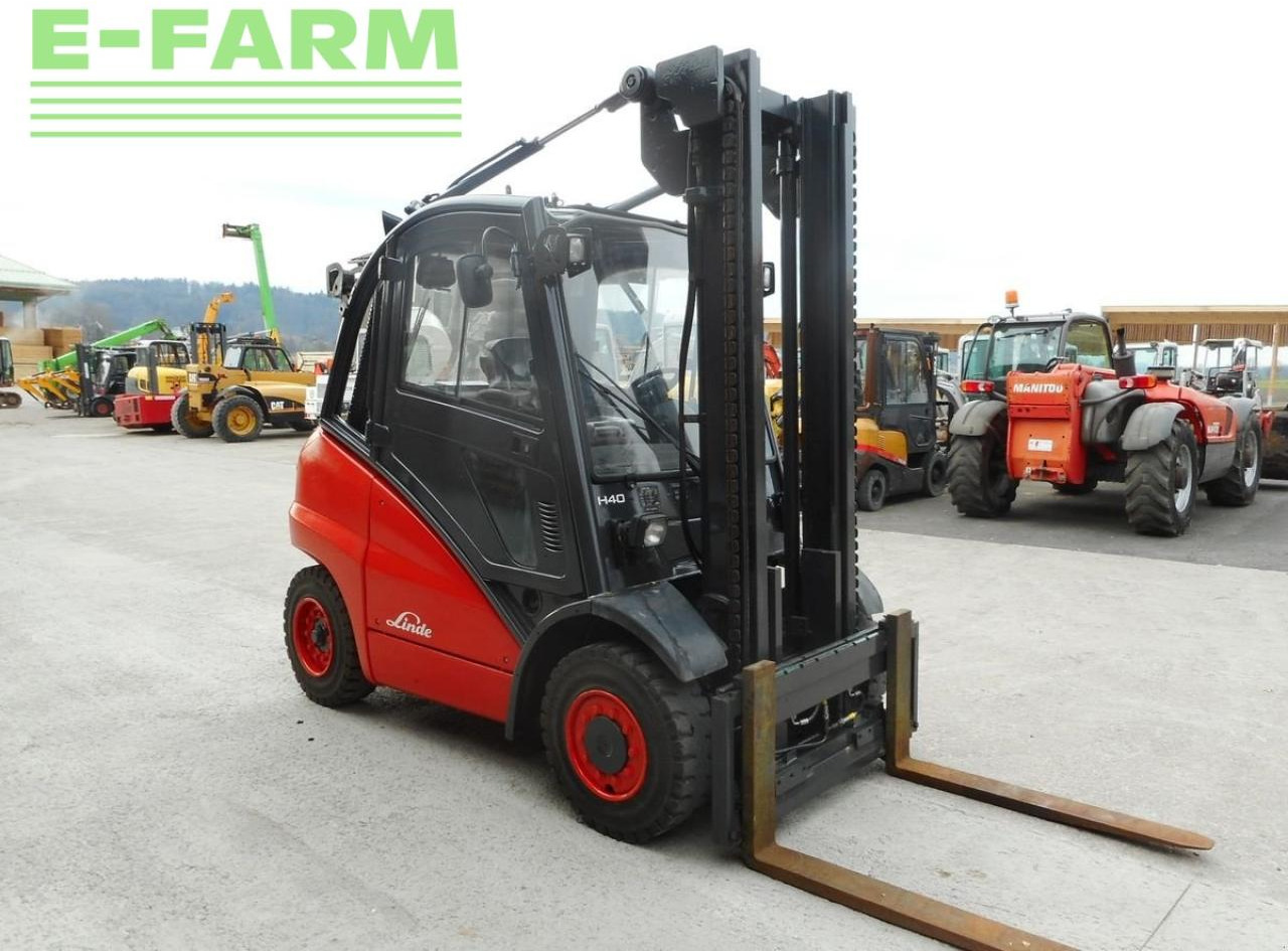 Linde h40d mit vollkabine + rußfilter + seitenschieber - Chariot élévateur: photos 5 Linde h40d mit vollkabine + rußfilter + seitenschieber - Chariot élévateur: photos 5
