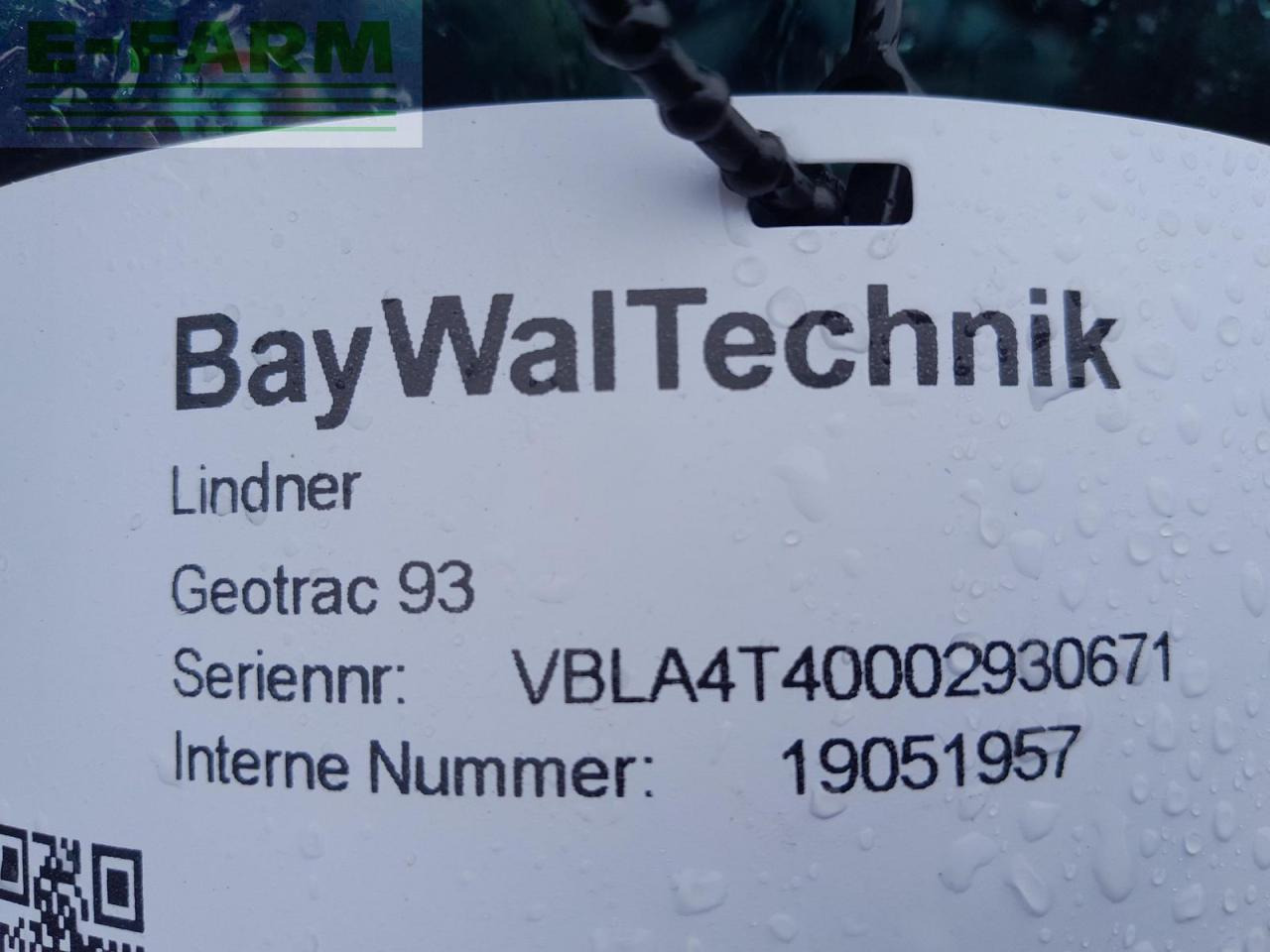 Lindner geotrac 93 - Tracteur agricole: photos 2 Lindner geotrac 93 - Tracteur agricole: photos 2
