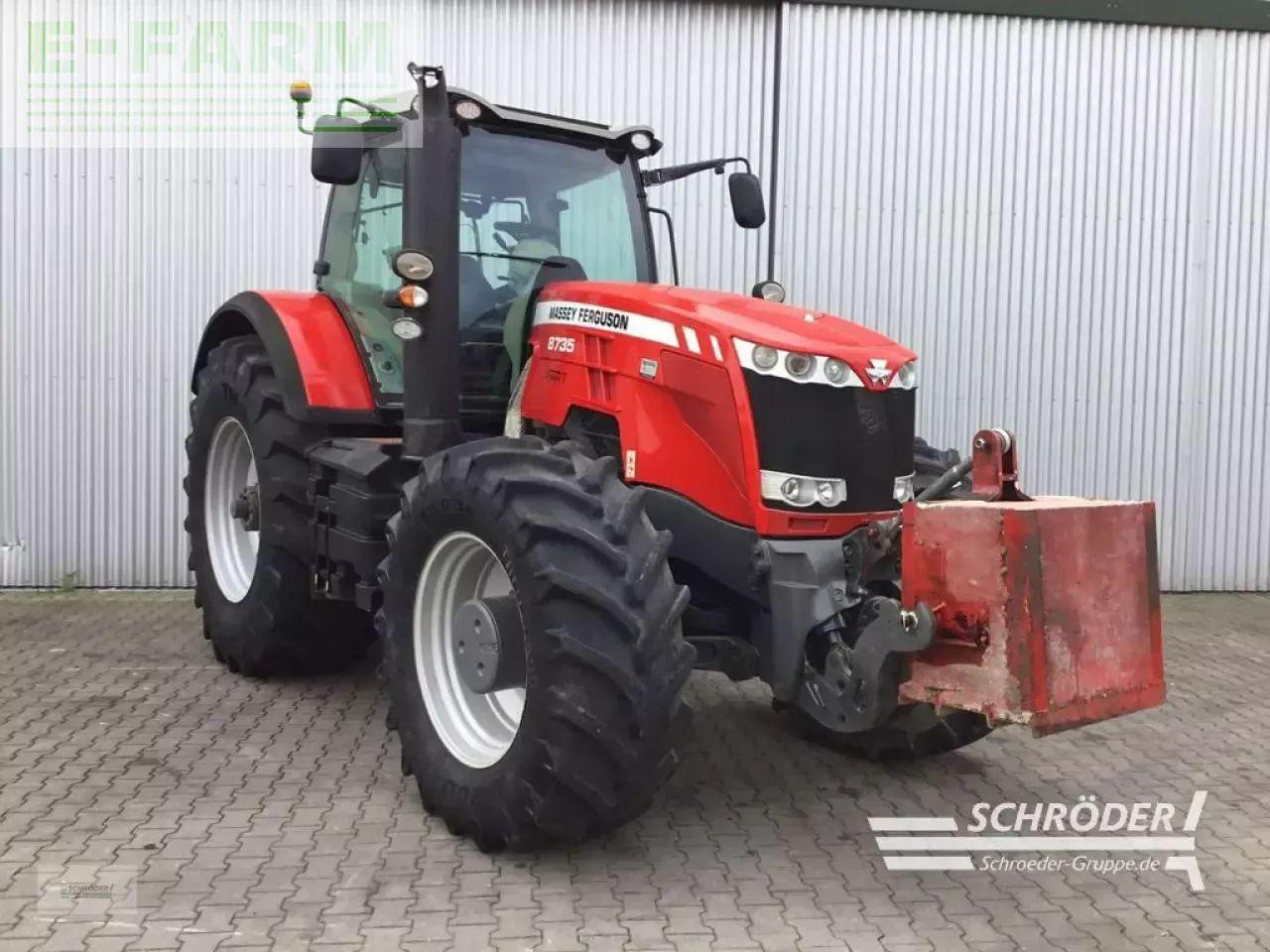 Massey Ferguson 8735 dyna-vt - Tracteur agricole: photos 1 Massey Ferguson 8735 dyna-vt - Tracteur agricole: photos 1