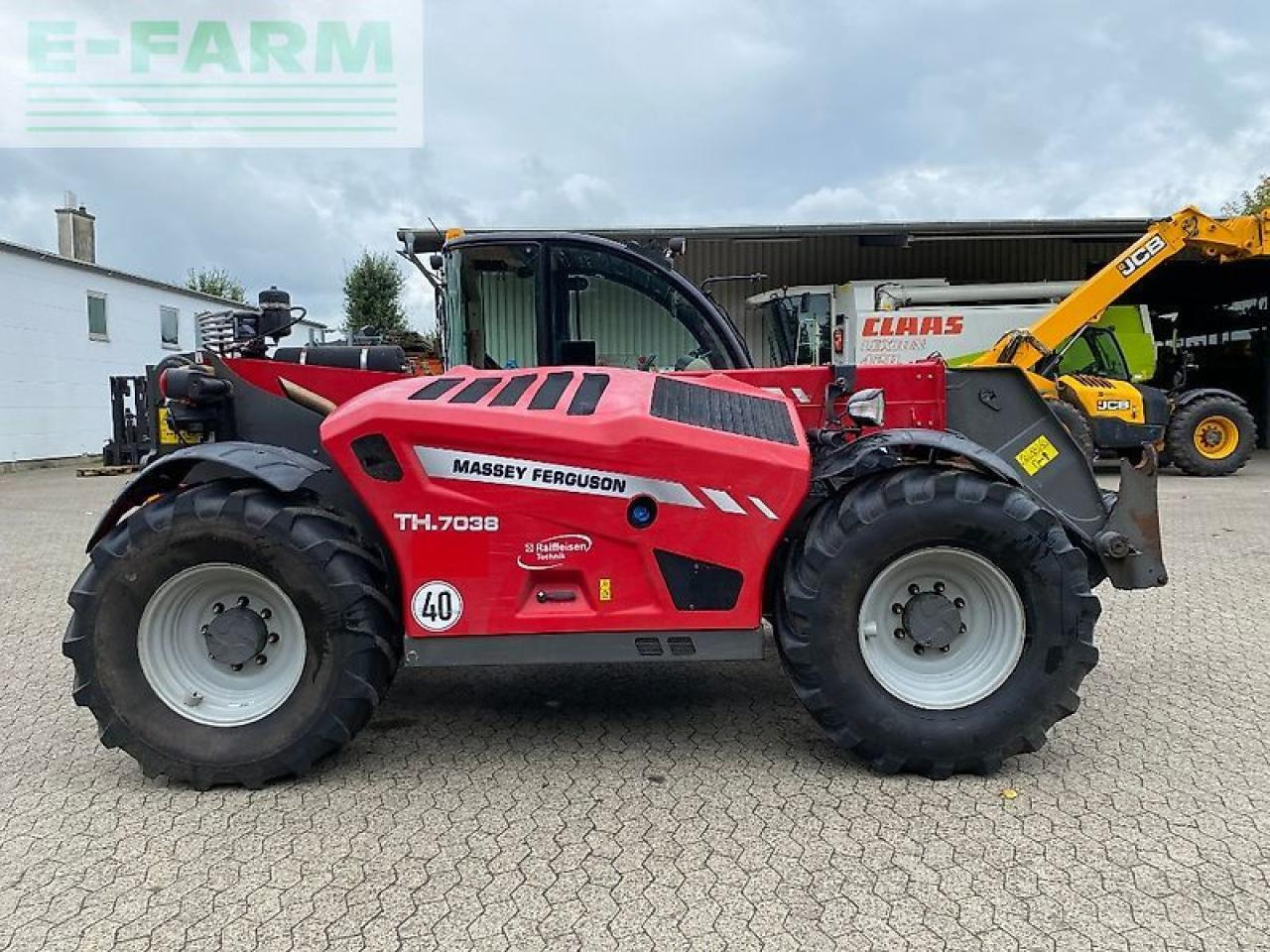 Chariot télescopique Massey Ferguson th.7038: photos 17