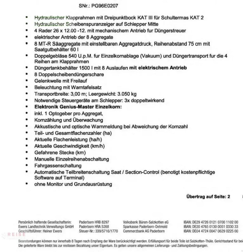 Semoir monograine Mustang mirka ist 8 rows: photos 6