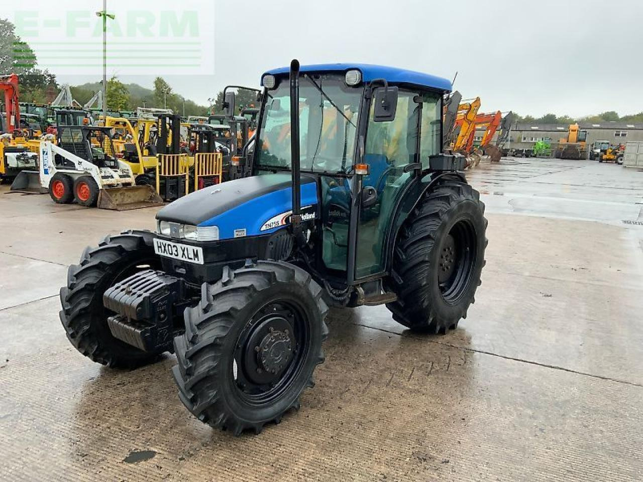 New Holland tn75s super steer tractor (st24490) S - Tracteur agricole: photos 4 New Holland tn75s super steer tractor (st24490) S - Tracteur agricole: photos 4