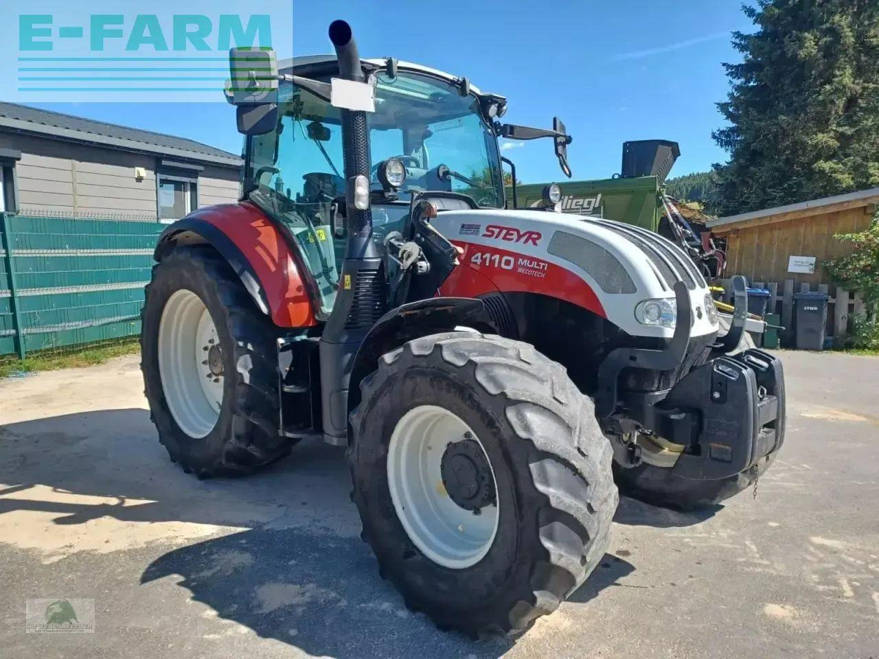 Steyr 4110 multi et - Tracteur agricole: photos 3 Steyr 4110 multi et - Tracteur agricole: photos 3