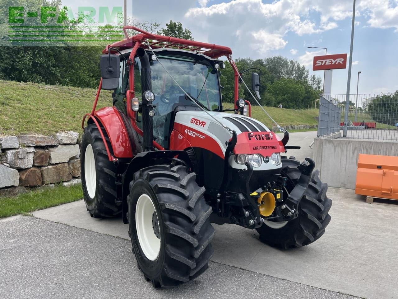 Steyr multi 4120 forst - Tracteur agricole: photos 3 Steyr multi 4120 forst - Tracteur agricole: photos 3