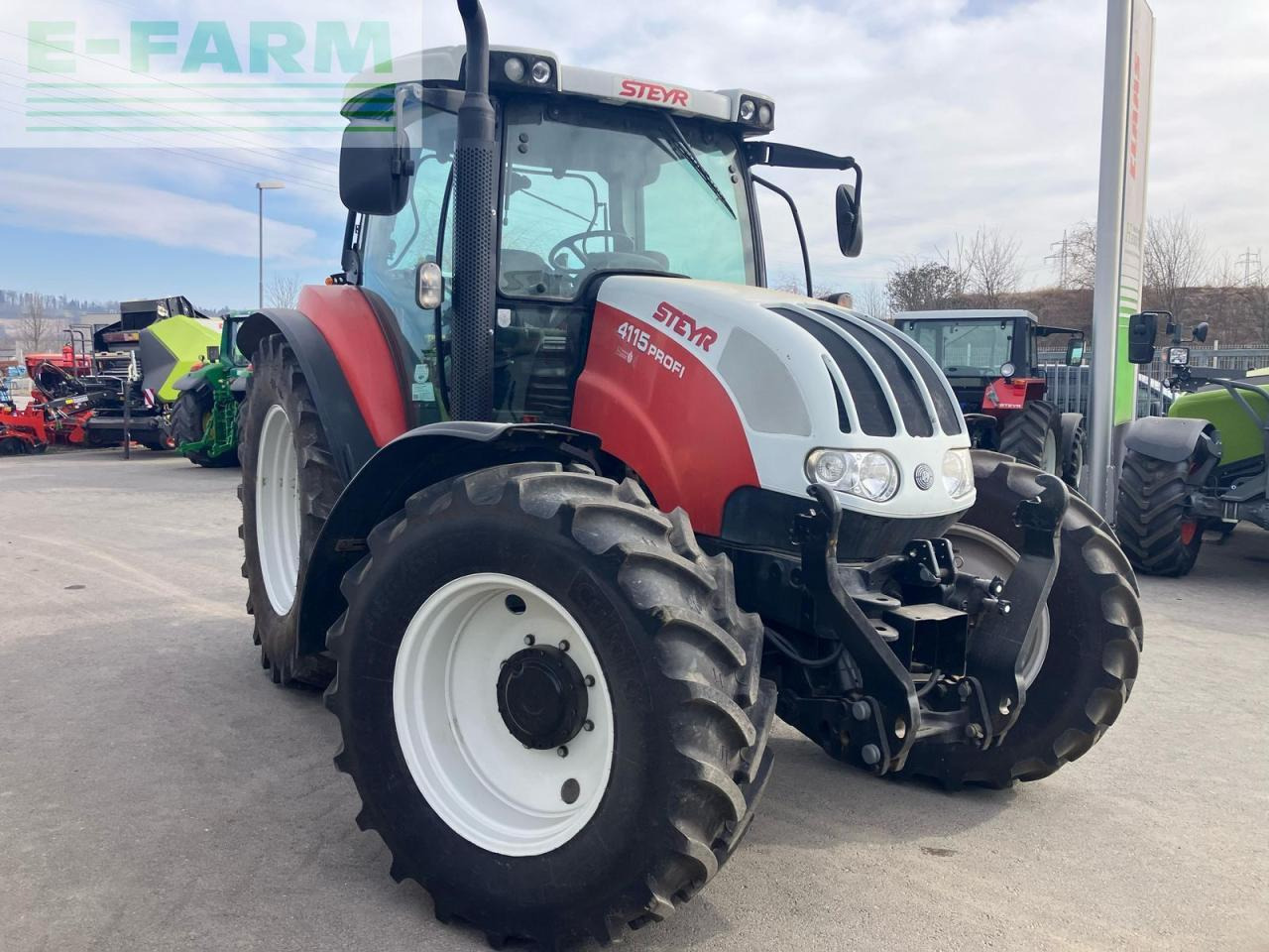 Steyr profi 4115 - Tracteur agricole: photos 3 Steyr profi 4115 - Tracteur agricole: photos 3