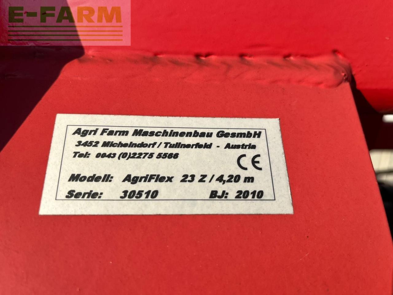 Agri flex 23z/ 4.20m - Bineuse: photos 2 Agri flex 23z/ 4.20m - Bineuse: photos 2