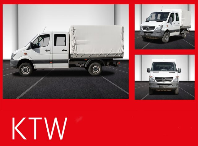 MERCEDES-BENZ Sprinter 316CDI DOKA,Allrad,AHK,TCO,Standhzg.... - Utilitaire rideaux coulissants (PLSC), Utilitaire double cabine: photos 1 MERCEDES-BENZ Sprinter 316CDI DOKA,Allrad,AHK,TCO,Standhzg.... - Utilitaire rideaux coulissants (PLSC), Utilitaire double cabine: photos 1