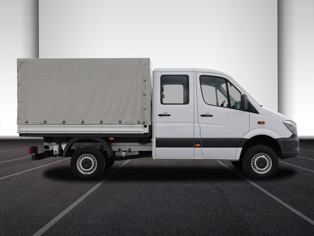 Utilitaire rideaux coulissants (PLSC), Utilitaire double cabine MERCEDES-BENZ Sprinter 316CDI DOKA,Allrad,Klima: photos 12