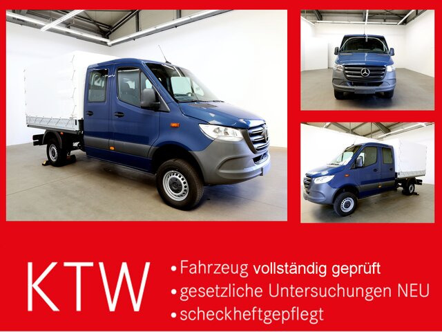 MERCEDES-BENZ Sprinter 319CDI DOKA,Allrad,Automatik,MBUX - Utilitaire rideaux coulissants (PLSC), Utilitaire double cabine: photos 1 MERCEDES-BENZ Sprinter 319CDI DOKA,Allrad,Automatik,MBUX - Utilitaire rideaux coulissants (PLSC), Utilitaire double cabine: photos 1