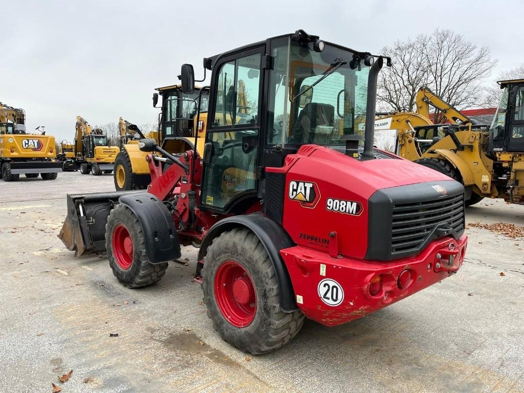 CAT 908 M, bis 35 km/h, Allrad, hydr. Schnellwechsler - Chargeuse sur pneus: photos 3 CAT 908 M, bis 35 km/h, Allrad, hydr. Schnellwechsler - Chargeuse sur pneus: photos 3