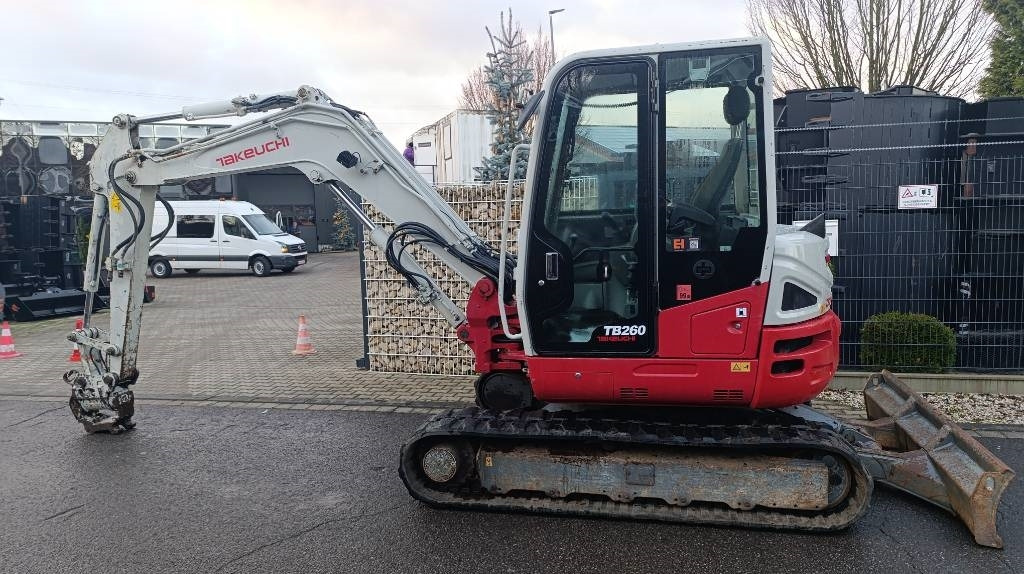 Mini pelle Takeuchi TB 260 Powertilt und Schnellwechsler MS 03, Radio: photos 15