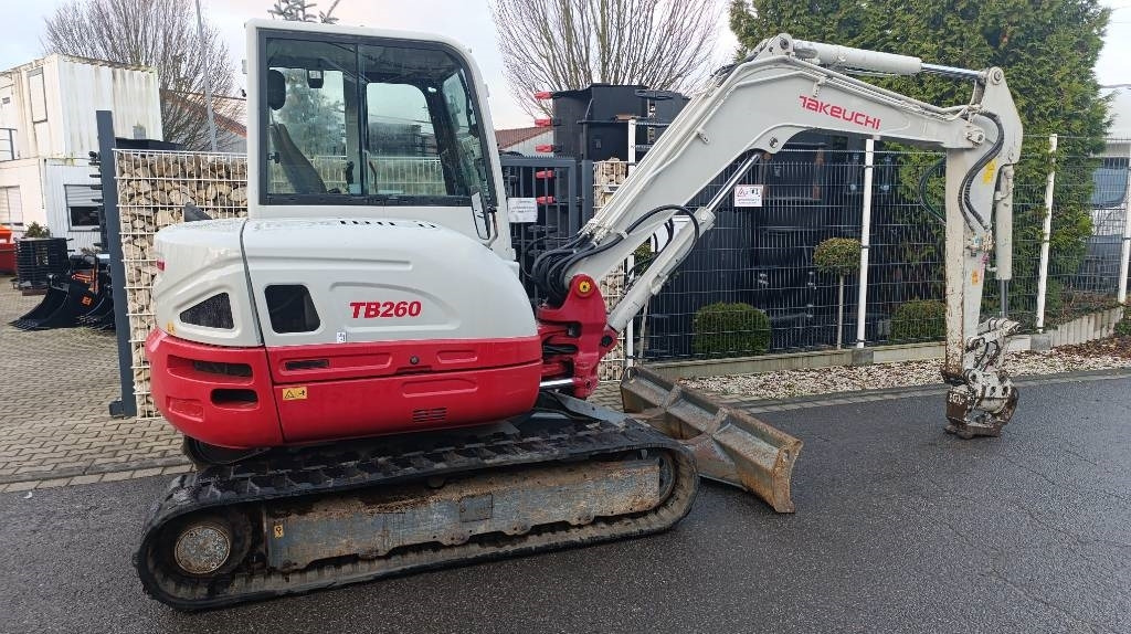Mini pelle Takeuchi TB 260 Powertilt und Schnellwechsler MS 03, Radio: photos 25