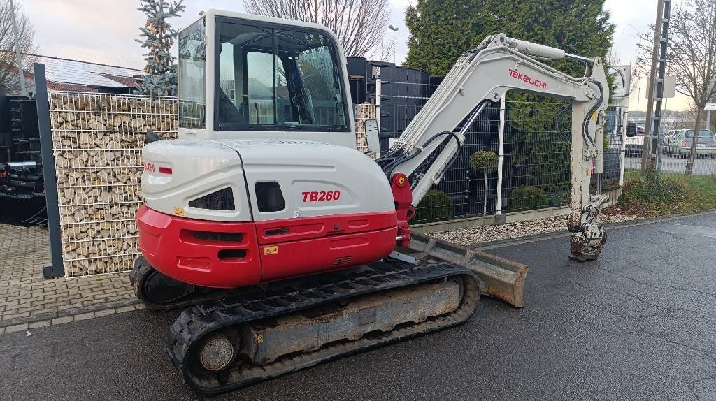 Mini pelle Takeuchi TB 260 Powertilt und Schnellwechsler MS 03, Radio: photos 26