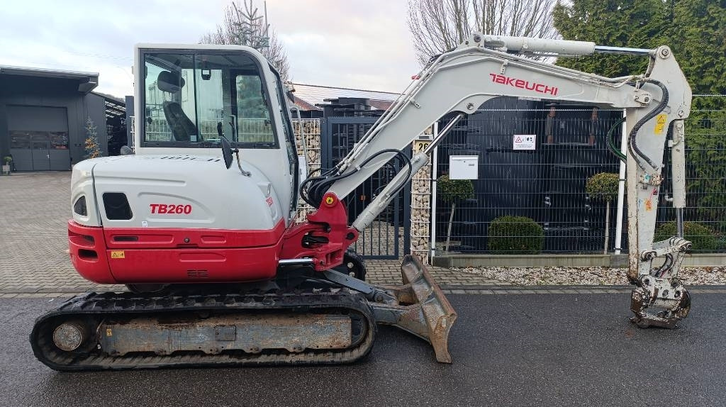 Mini pelle Takeuchi TB 260 Powertilt und Schnellwechsler MS 03, Radio: photos 6