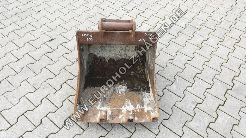 Tieflöffel 600 mm passend Lehnhoff MS03 SW03 gebr - Godet pour pelle: photos 2 Tieflöffel 600 mm passend Lehnhoff MS03 SW03 gebr - Godet pour pelle: photos 2