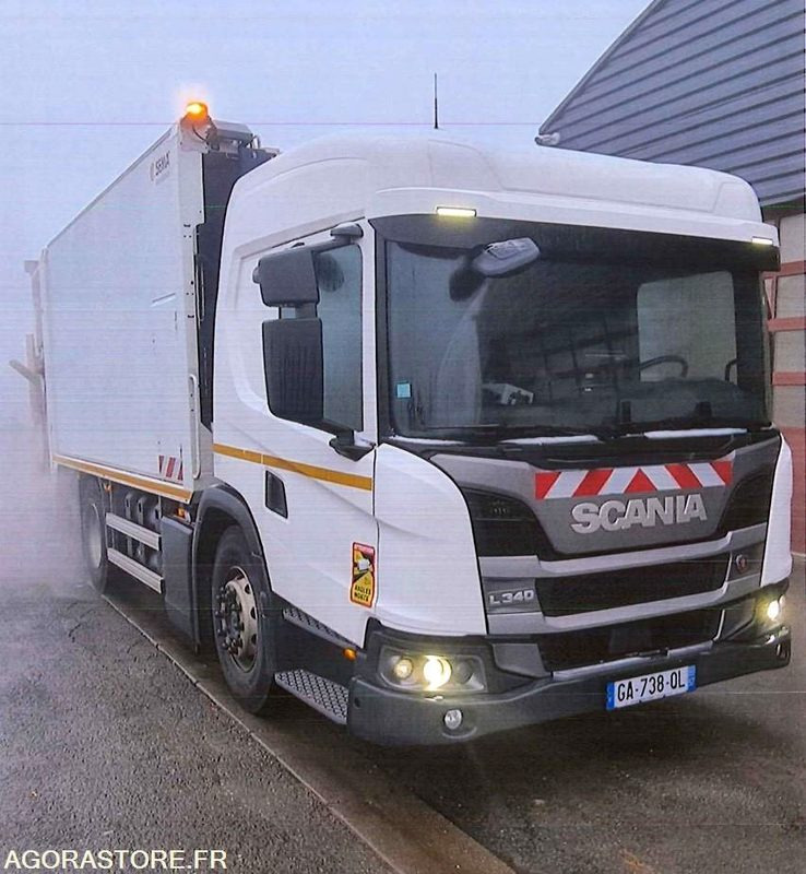 BOM SCANIA L340 71926 kms 2021 GNV - Benne à ordures ménagères: photos 2 BOM SCANIA L340 71926 kms 2021 GNV - Benne à ordures ménagères: photos 2