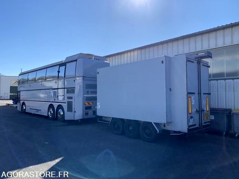 BUS VIP DOUBLE ETAGE MOTORHOMEVIP VANHOOL + REMORQUE + AUVENT DE RECEPTION - Bus à impériale: photos 3 BUS VIP DOUBLE ETAGE MOTORHOMEVIP VANHOOL + REMORQUE + AUVENT DE RECEPTION - Bus à impériale: photos 3