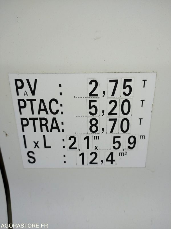 CAMION BENNE IVECO - EY413YY - 142000km - Utilitaire benne: photos 3 CAMION BENNE IVECO - EY413YY - 142000km - Utilitaire benne: photos 3