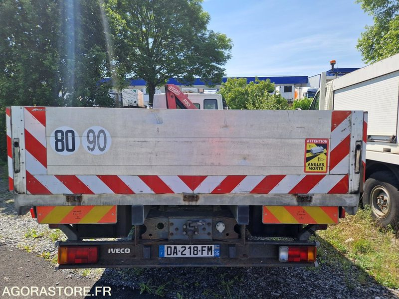 Camion Porteur benne grue Iveco 100E18 - DA218FM: photos 15