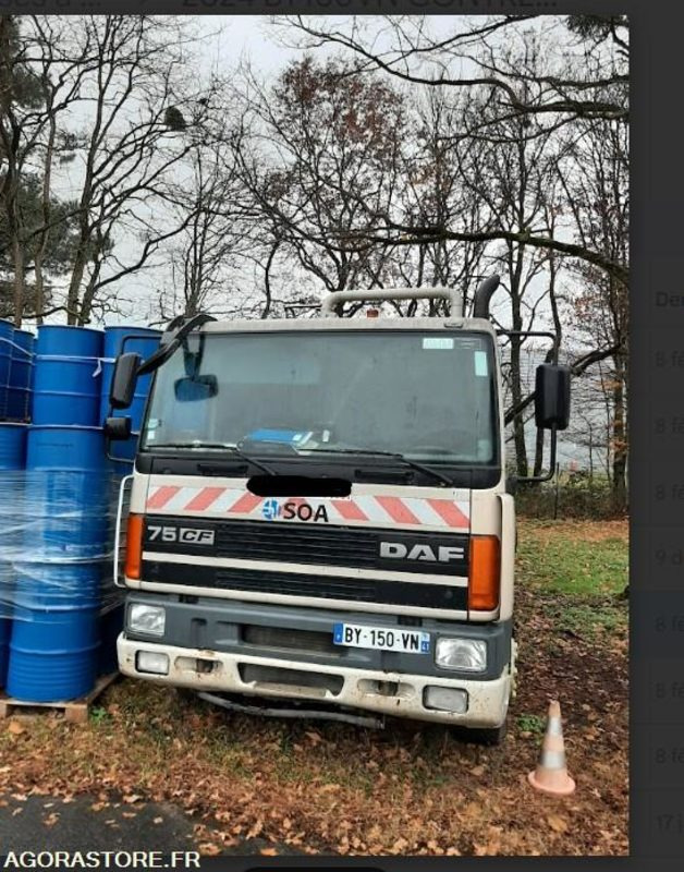 HYDROCUREUR MIXTE DAF BY-150-VN - 2002 - 365 120 KM Vente Export Exclusivement - Camion hydrocureur: photos 1 HYDROCUREUR MIXTE DAF BY-150-VN - 2002 - 365 120 KM Vente Export Exclusivement - Camion hydrocureur: photos 1
