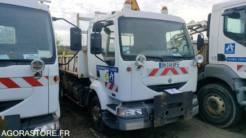 RENAULT MIDLUM 180 - 2003 - Utilitaire benne: photos 1 RENAULT MIDLUM 180 - 2003 - Utilitaire benne: photos 1