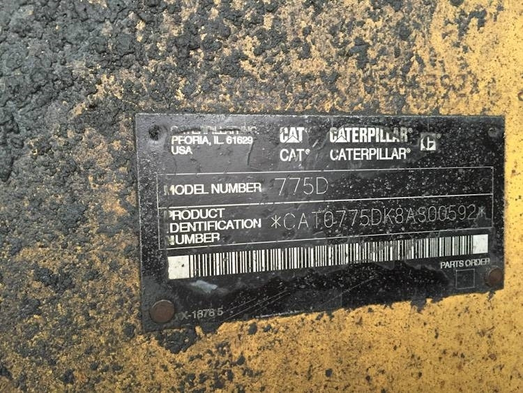 CAT 775 D - Tombereau rigide: photos 4 CAT 775 D - Tombereau rigide: photos 4