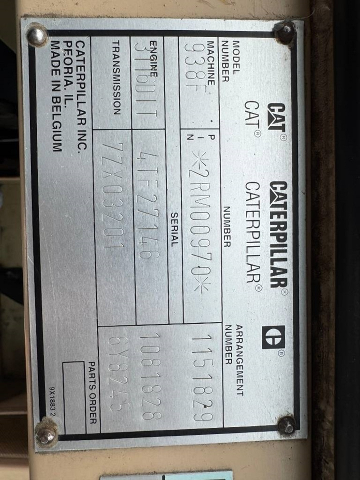 CAT 938 F II - Chargeuse sur pneus: photos 5 CAT 938 F II - Chargeuse sur pneus: photos 5