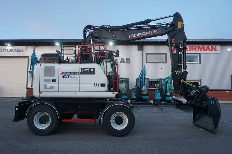 Hidromek HMK 150 WR-5 - Pelle sur pneus: photos 1 Hidromek HMK 150 WR-5 - Pelle sur pneus: photos 1